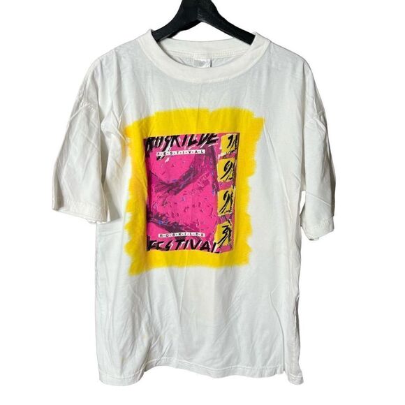 Vintage Roskilde Music Festival 1993 T Shirt XL - Picture 1 of 4